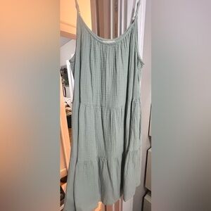 Universal Thread Light Mint Green gauze summer dress sz M